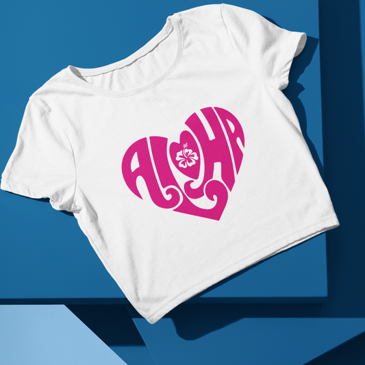 ALOHA LOVE CROP TOP - Hike Beast Store