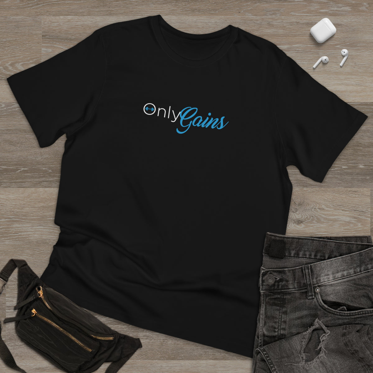 ONLY GAINS TEE - Hike Beast Store