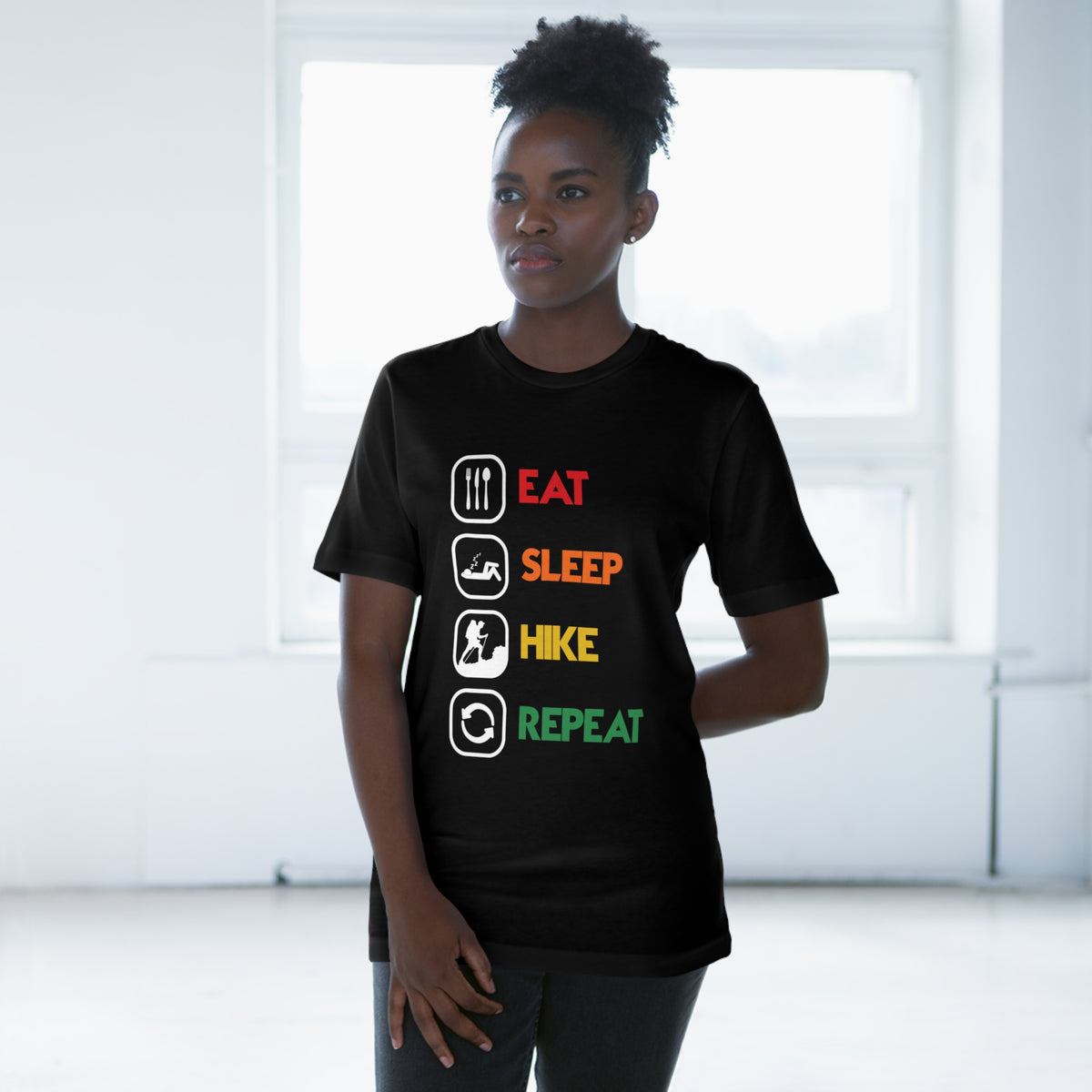 EAT SLEEP HIKE REPEAT TEE - Hike Beast Store