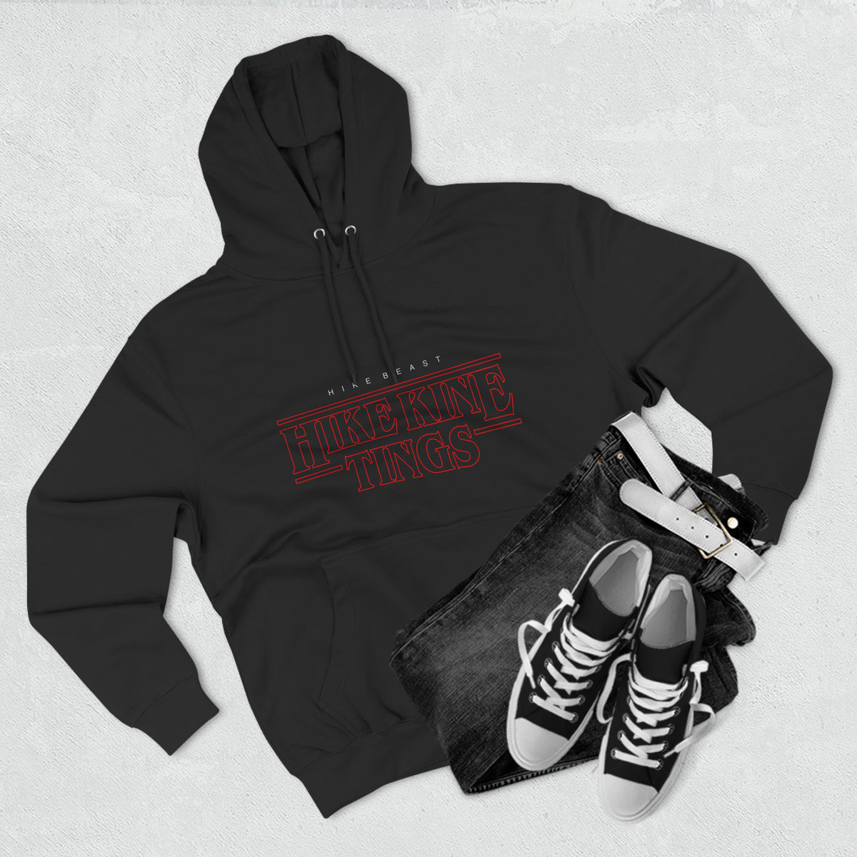 HIKE KINE TINGS SOFT STYLE HOODIE - Hike Beast Store