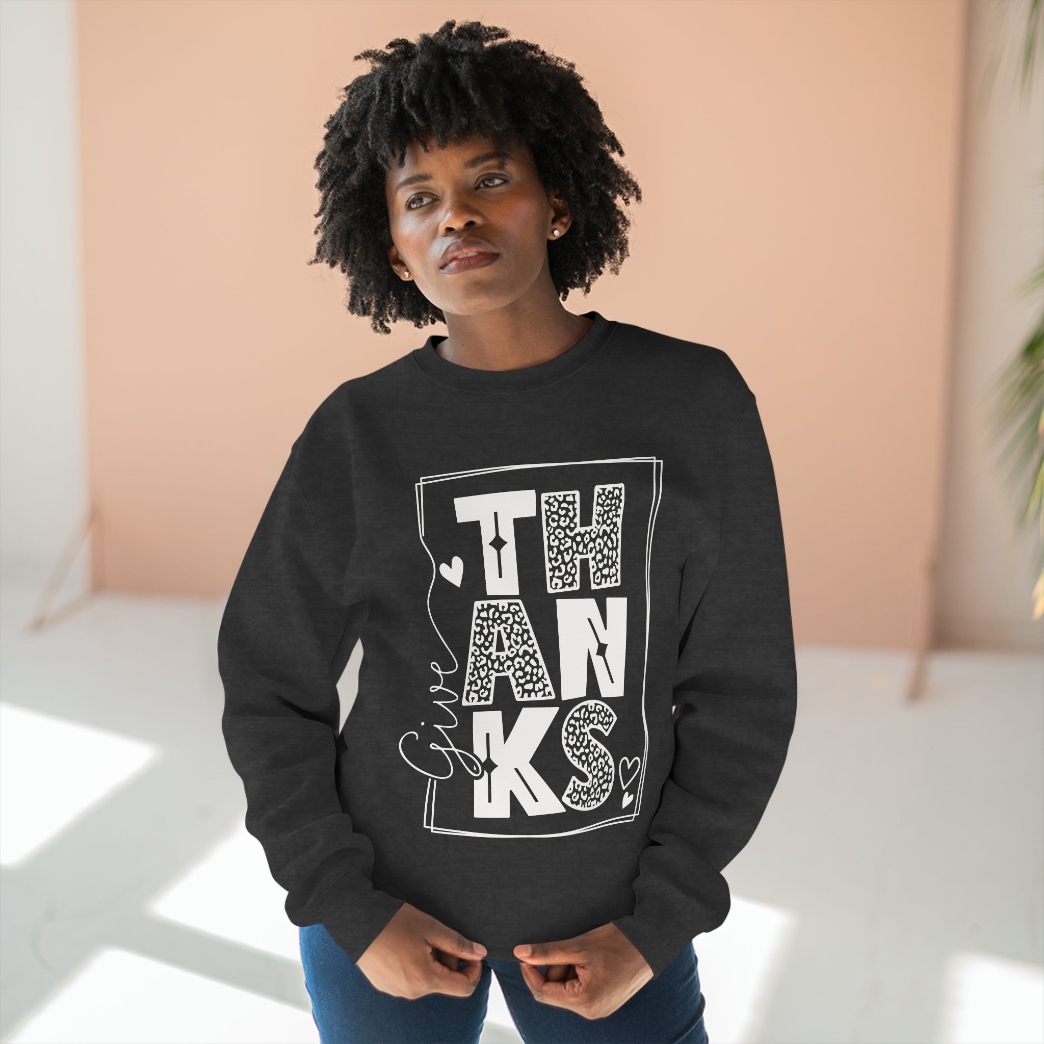 GIVE THANKS CREWNECK SWEATSHIRT - Hike Beast Store