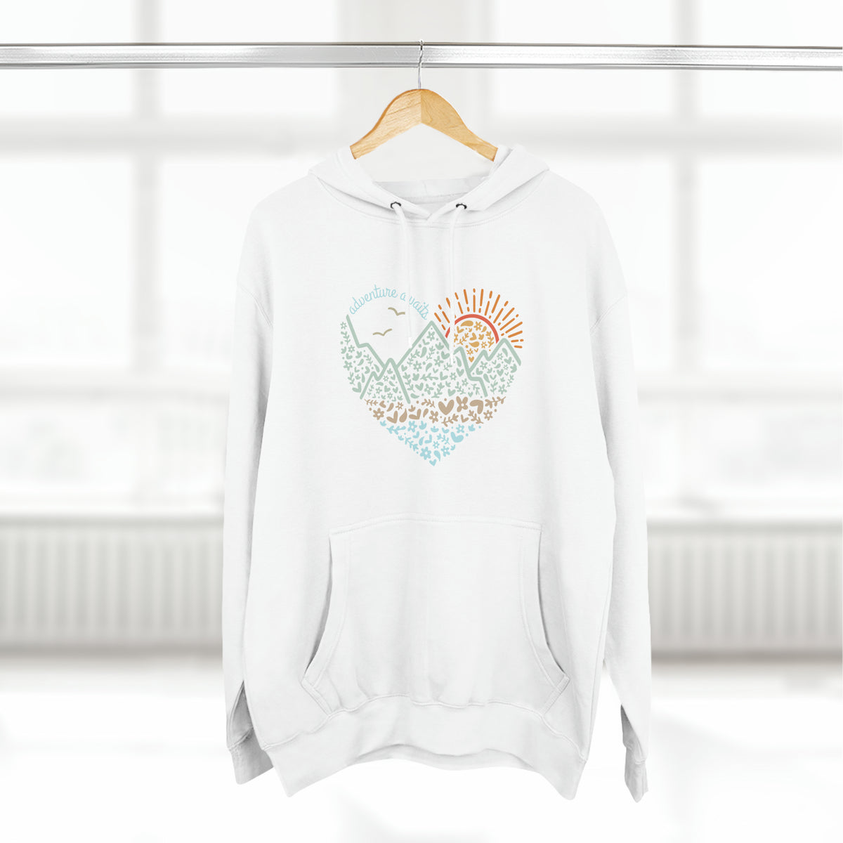 ADVENTURE AWAITS SOFT STYLE HOODIE - Hike Beast Store
