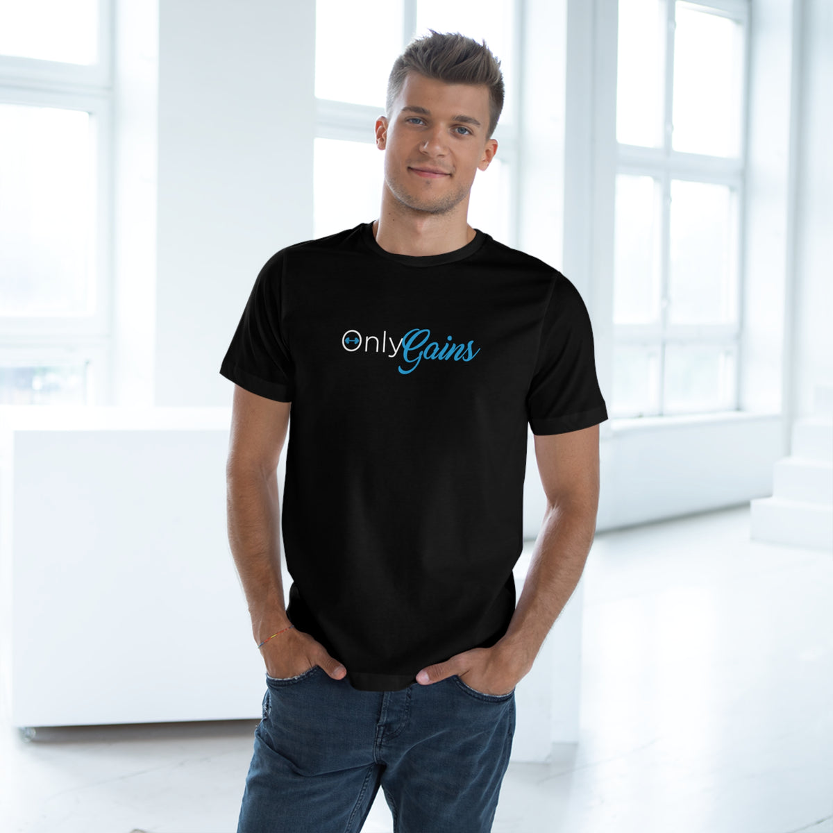 ONLY GAINS TEE - Hike Beast Store