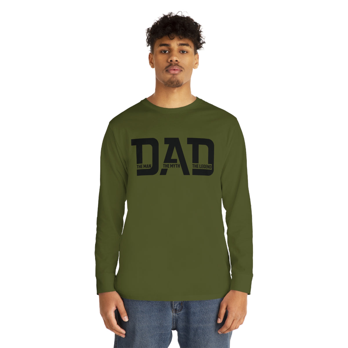 THE MAN THE MYTH LONG SLEEVE TEE - Hike Beast Store