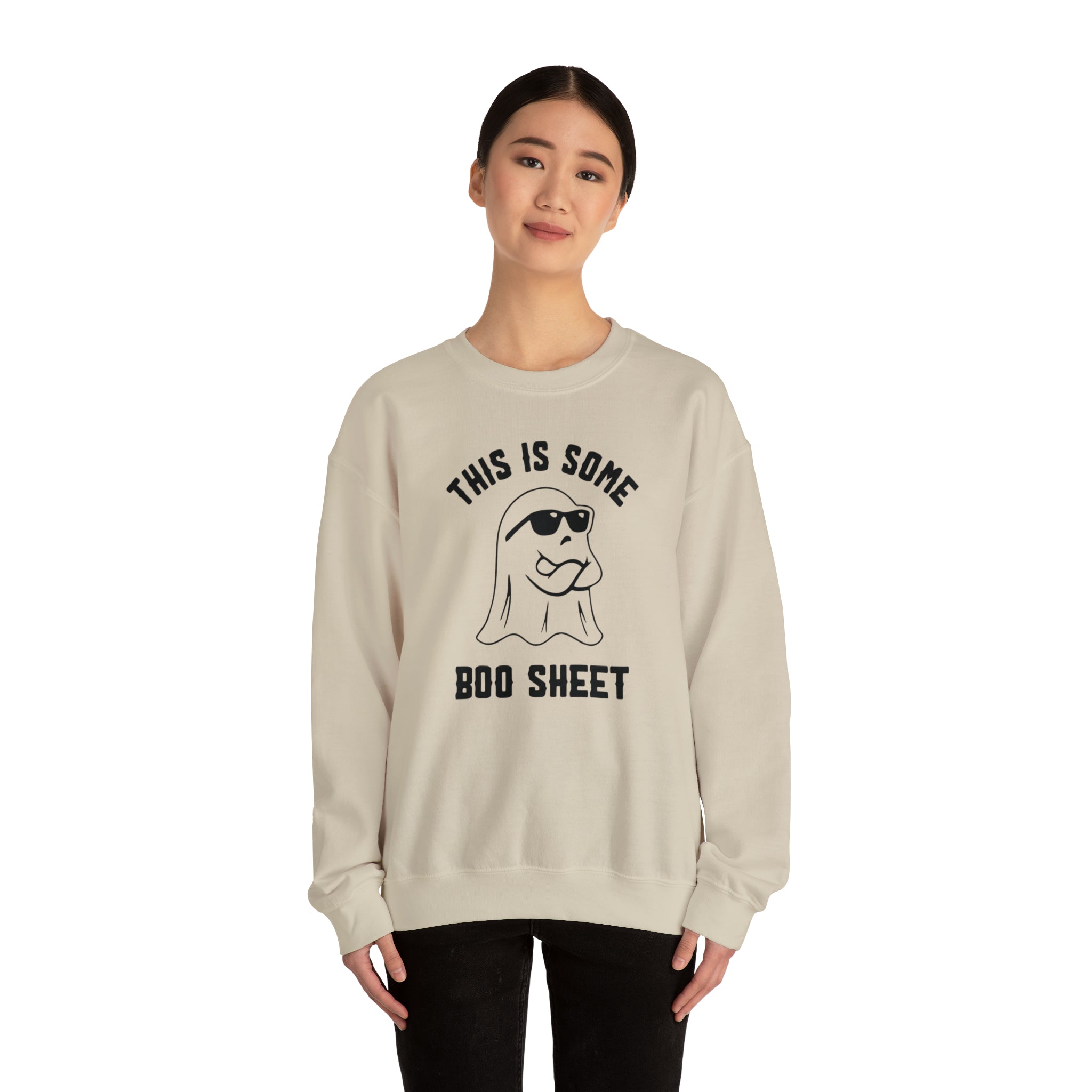 BOO SHEET CREWNECK SWEATSHIRT - Hike Beast Store