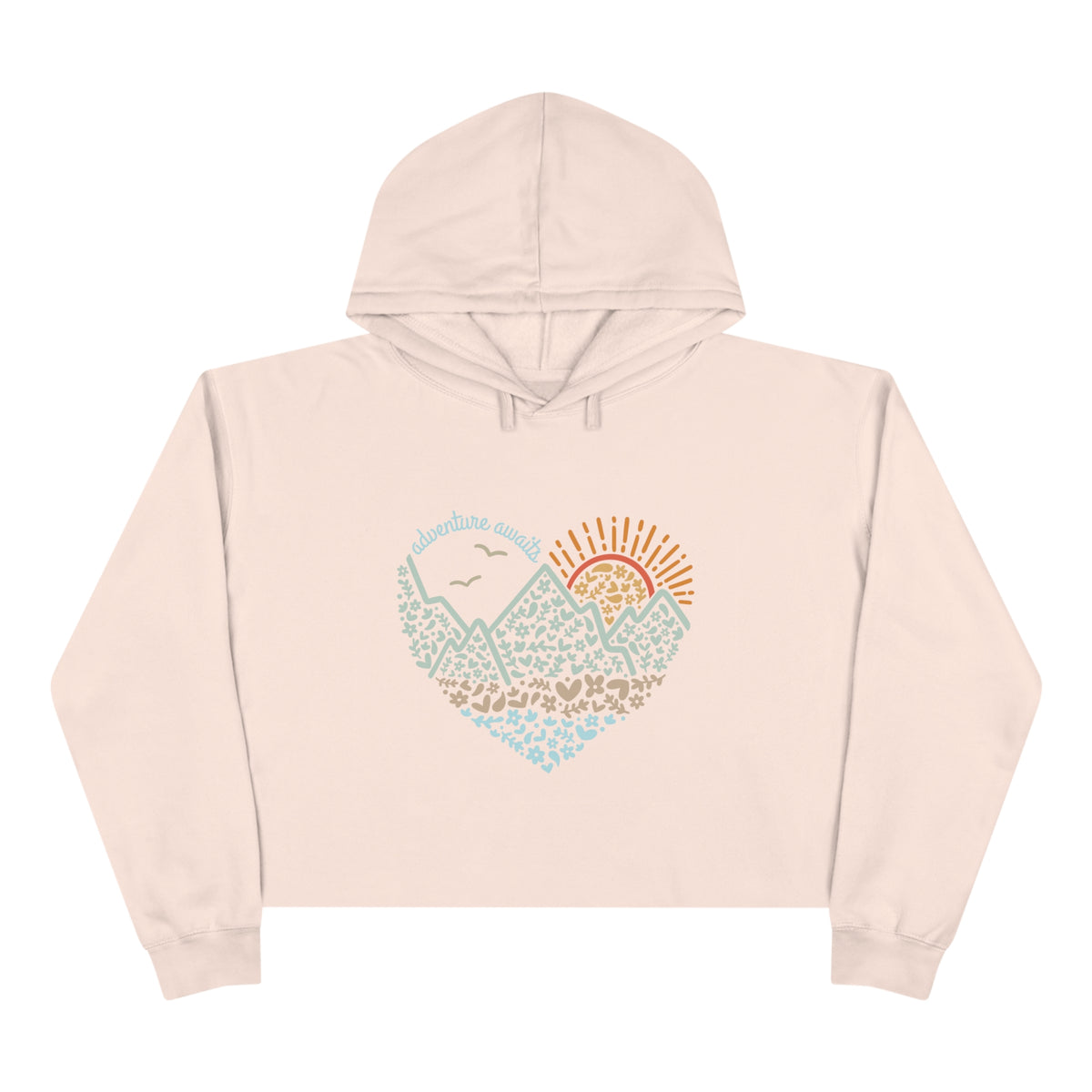 ADVENTURE AWAITS CROP HOODIE - Hike Beast Store