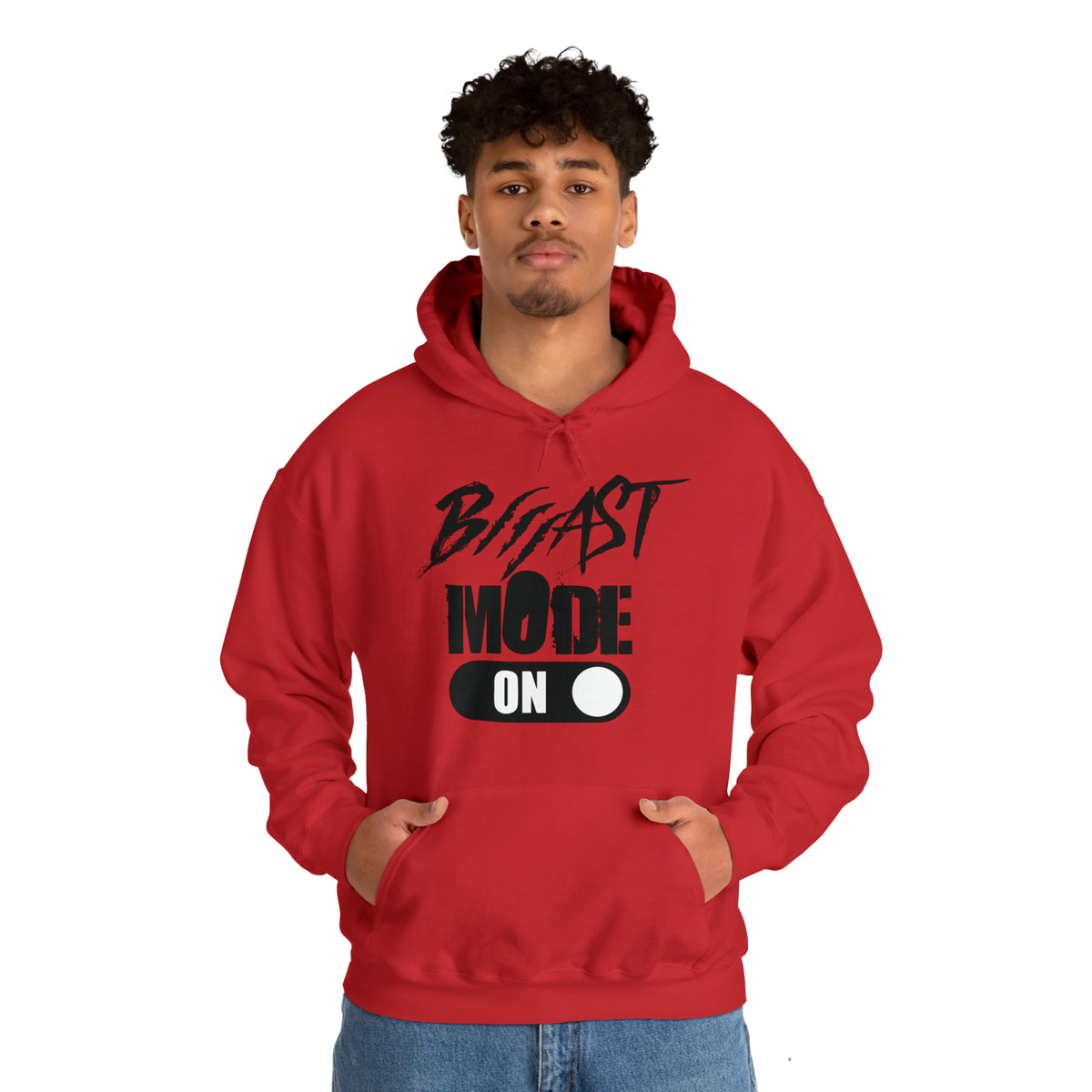 BEAST MODE ON SOFT STYLE HOODIE - Hike Beast Store