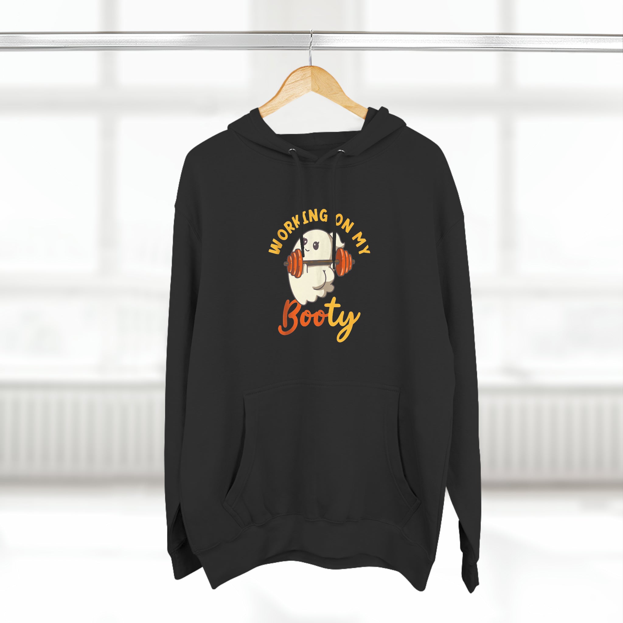 WORKING ON MY BOOTY SOFT STYLE HOODIE - Hike Beast Store