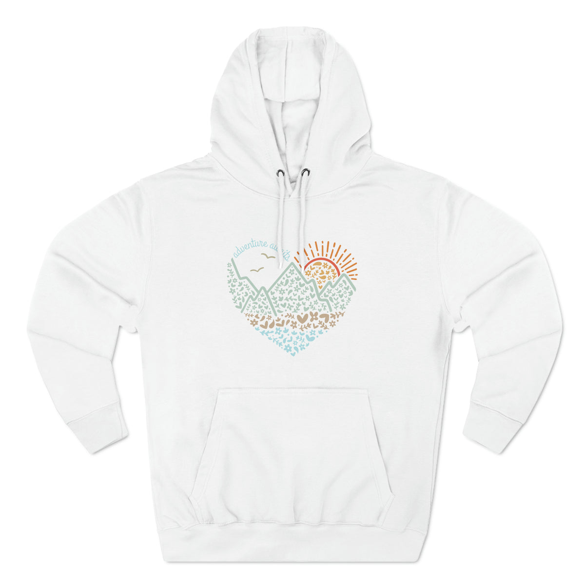 ADVENTURE AWAITS SOFT STYLE HOODIE - Hike Beast Store