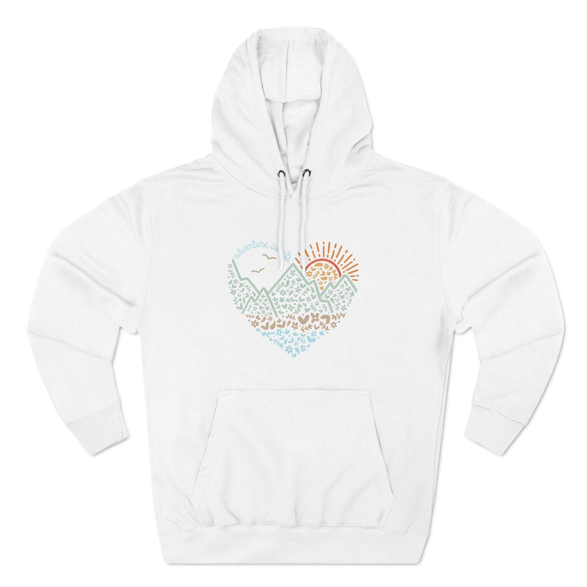 ADVENTURE AWAITS SOFT STYLE HOODIE