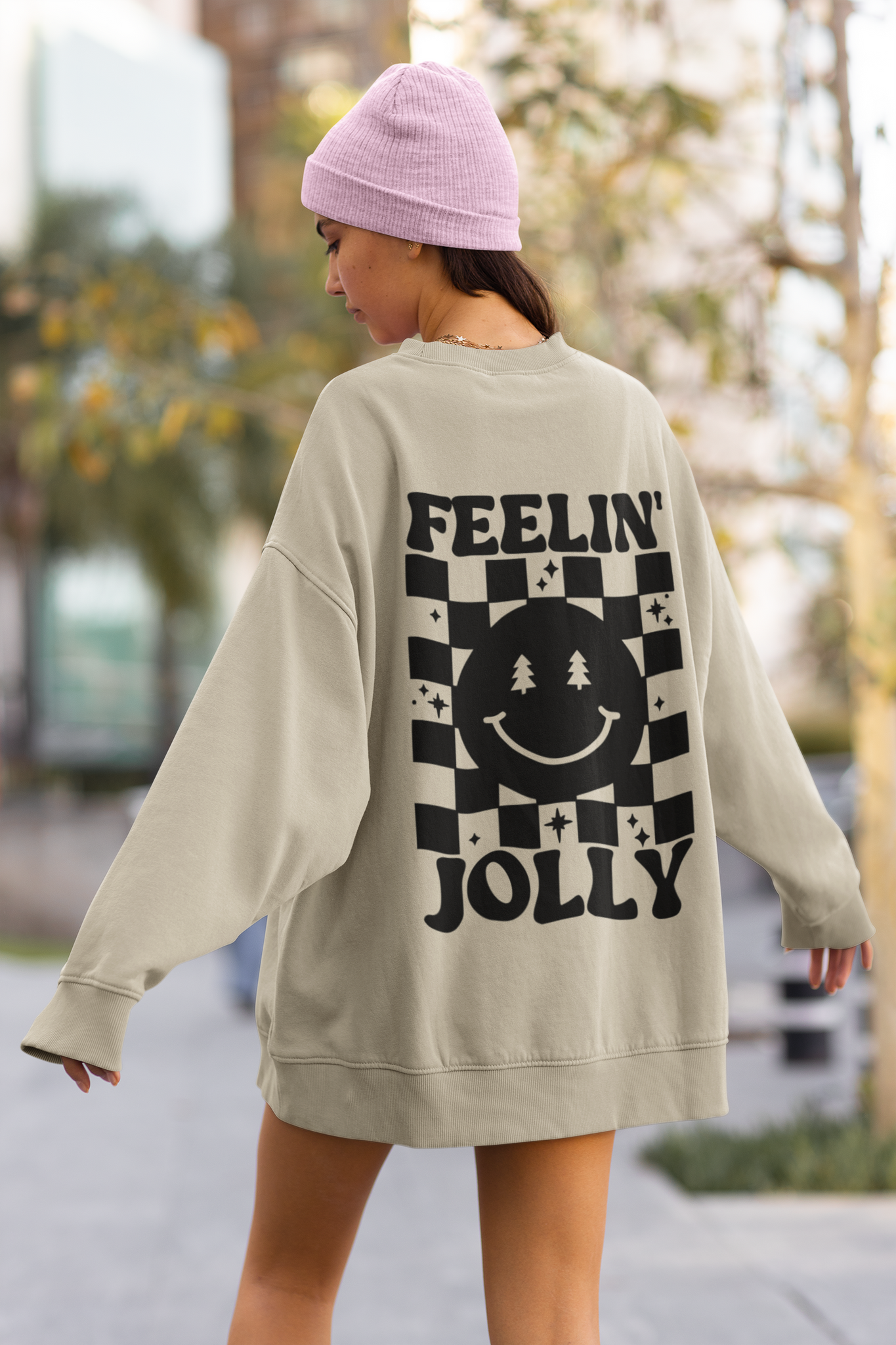 FEELING JOLLY CREWNECK SWEATSHIRT - Hike Beast Store