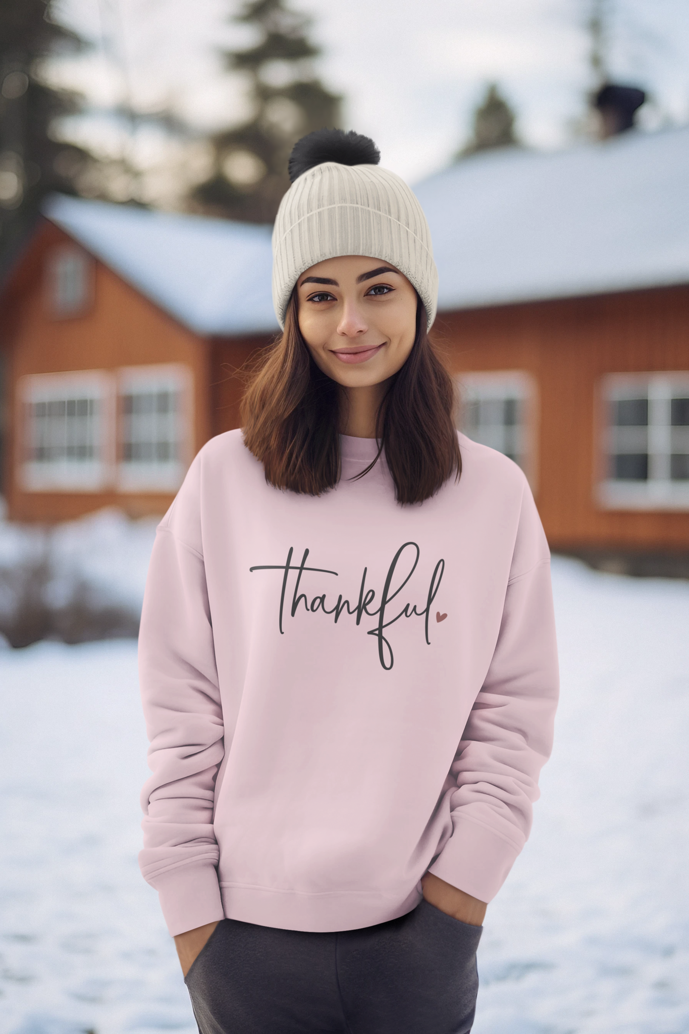 THANKFUL CREWNECK SWEATSHIRT - Hike Beast Store