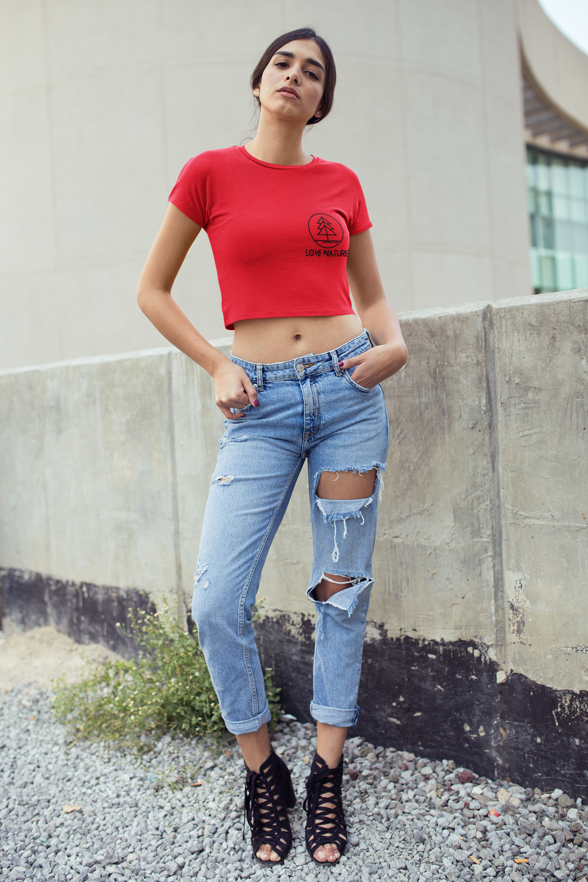 LOVE NATURE CROP TOP - Hike Beast Store