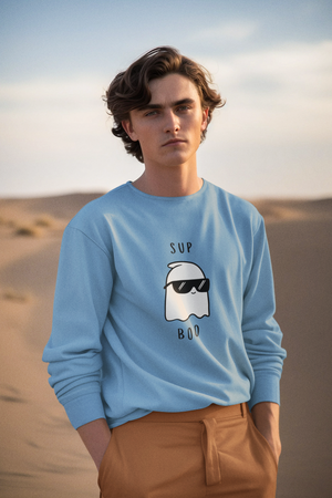 SUP BOO CREWNECK SWEATSHIRT - Hike Beast Store