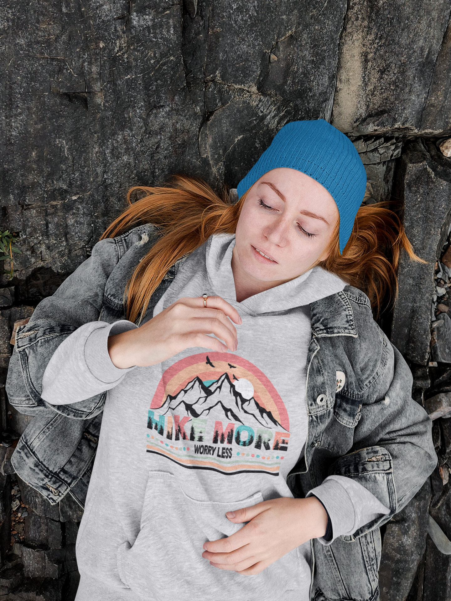 HIKE MORE WORRY LESS SOFT STYLE HOODIE