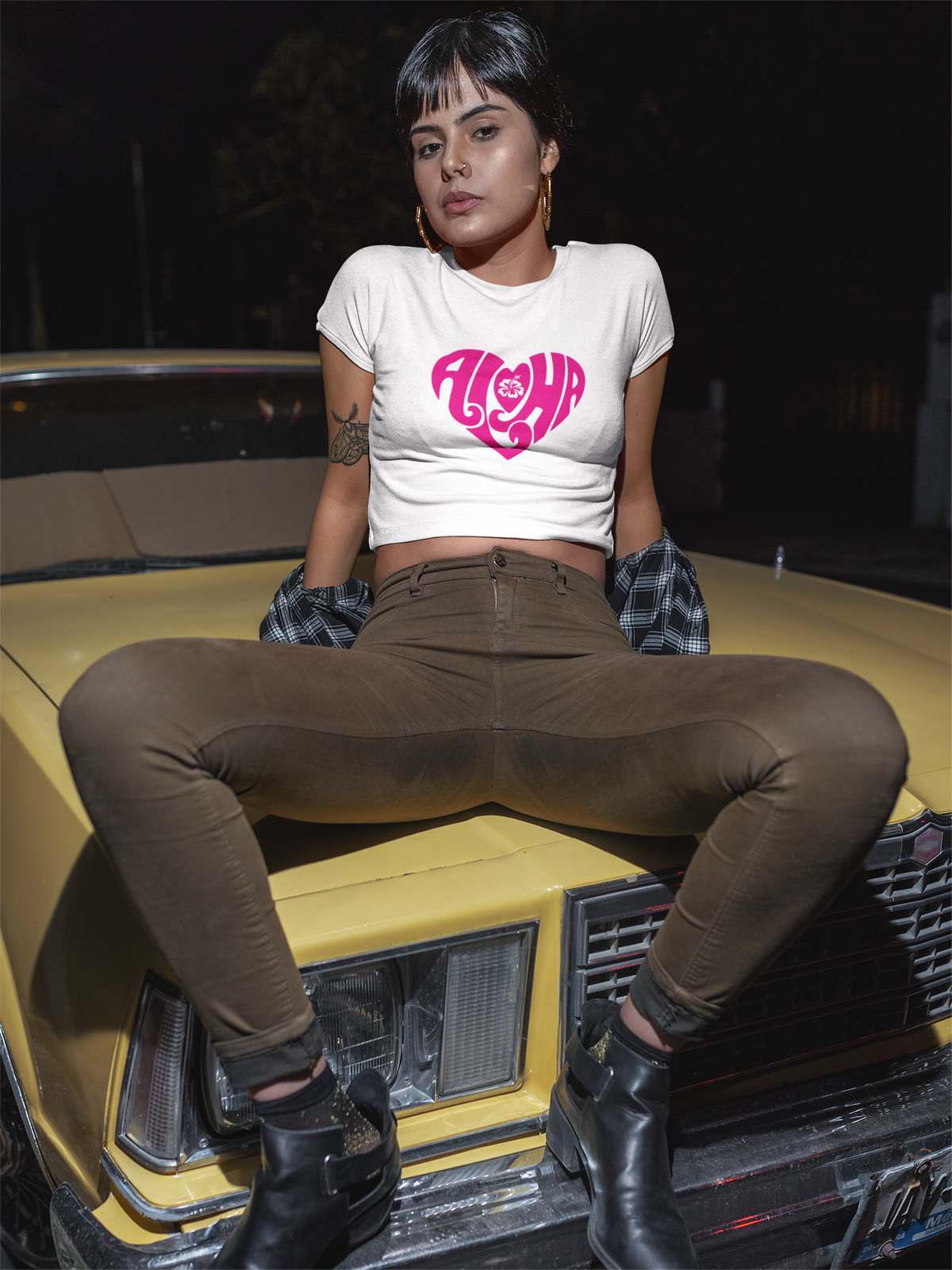 ALOHA LOVE CROP TOP - Hike Beast Store