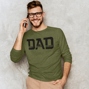 THE MAN THE MYTH LONG SLEEVE TEE