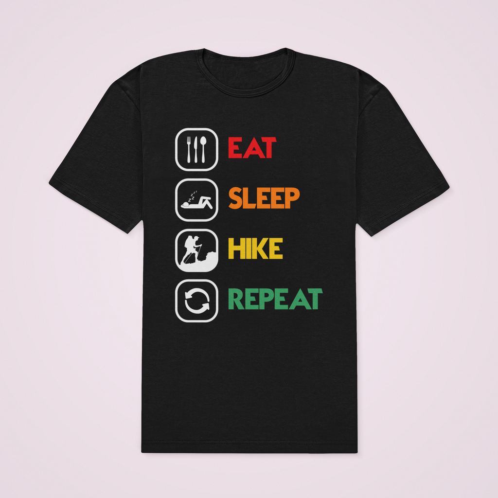 EAT SLEEP HIKE REPEAT TEE