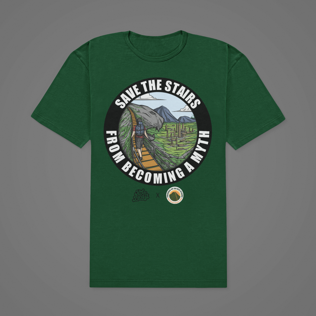 SAVE THE STAIRS COLLAB TEE - Hike Beast Store