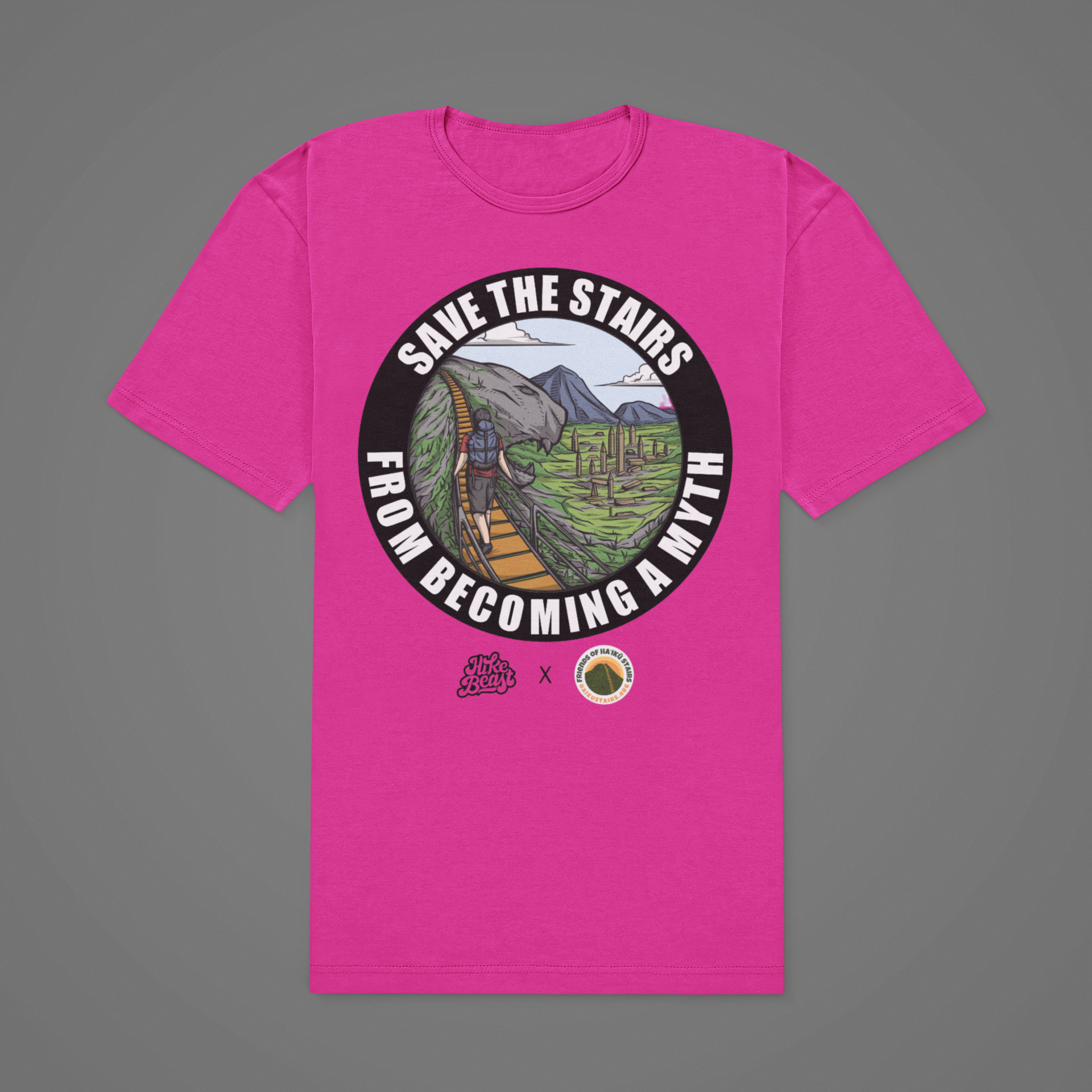 SAVE THE STAIRS COLLAB TEE - Hike Beast Store
