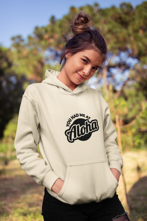 YOU HAD ME AT ALOHA SOFT STYLE HOODIE - Hike Beast Store