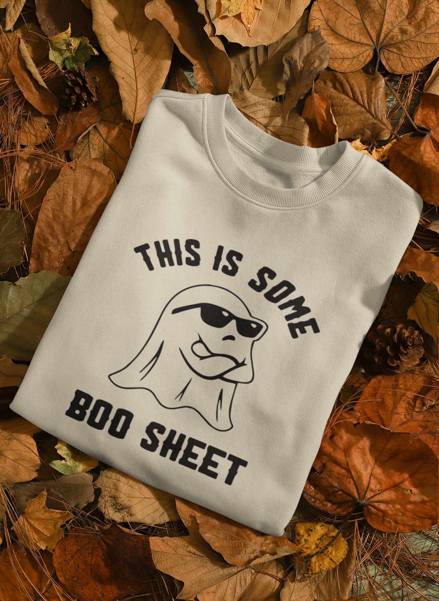 BOO SHEET CREWNECK SWEATSHIRT - Hike Beast Store