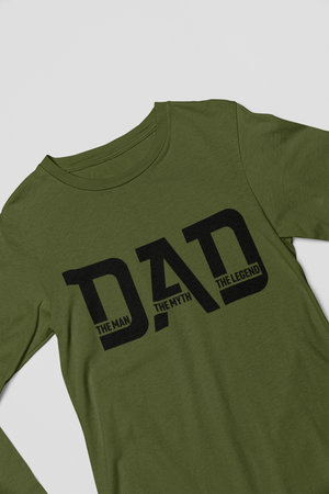 THE MAN THE MYTH LONG SLEEVE TEE