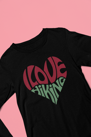 LOVE HIKING LONG SLEEVE TEE