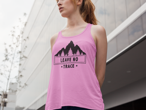 LEAVE NO TRACE RACERBACK TANK - Hike Beast Store