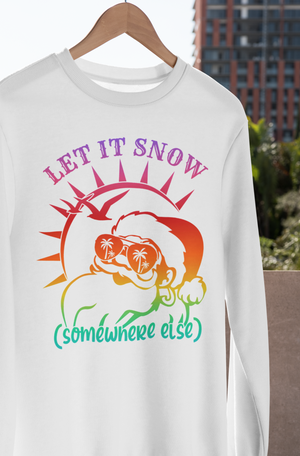 LET IT SNOW CREWNECK SWEATSHIRT - Hike Beast Store
