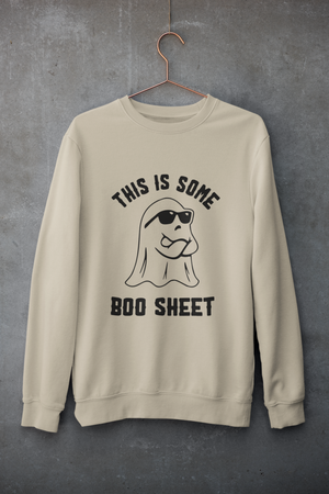 BOO SHEET CREWNECK SWEATSHIRT - Hike Beast Store