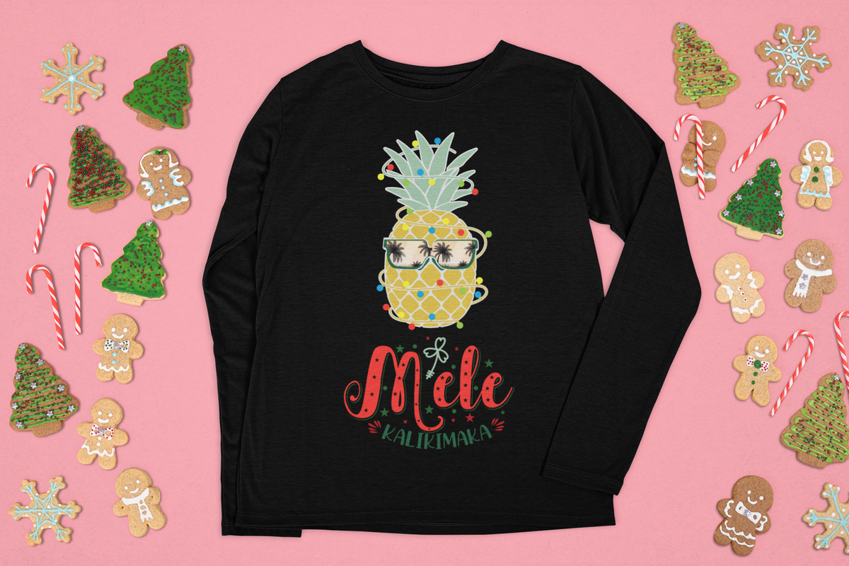 MELE KALIKIMAKA LONG SLEEVE TEE - Hike Beast Store
