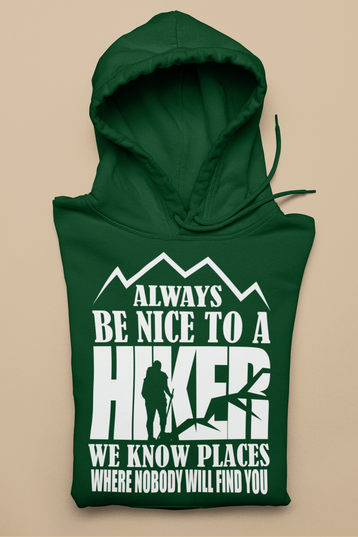BE NICE TO A HIKER SOFT STYLE HOODIE - Hike Beast Store