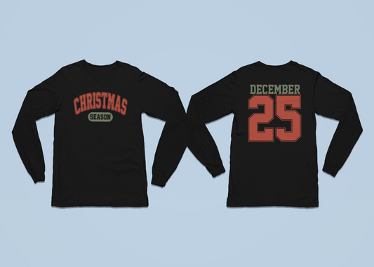CHRISTMAS SEASON LONG SLEEVE TEE - Hike Beast Store