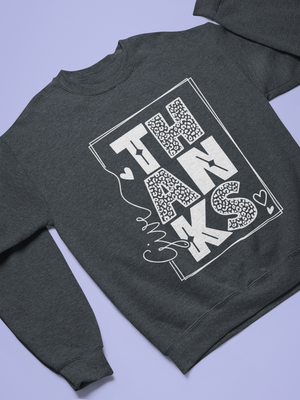 GIVE THANKS CREWNECK SWEATSHIRT - Hike Beast Store