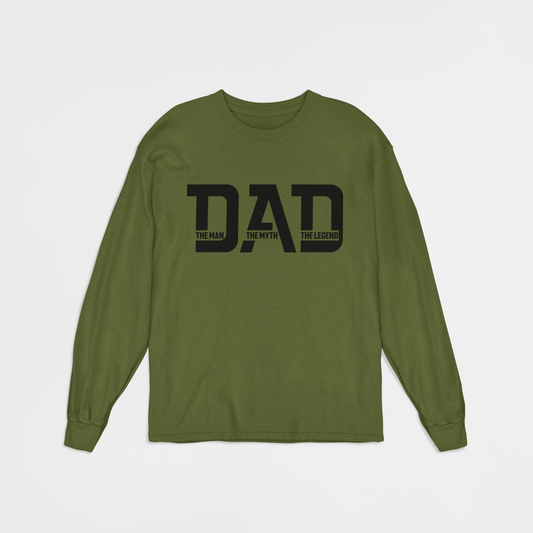 THE MAN THE MYTH LONG SLEEVE TEE - Hike Beast Store