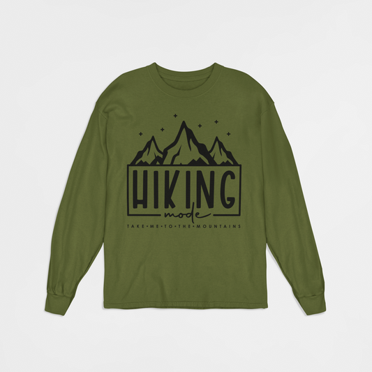 HIKING MODE LONG SLEEVE TEE - Hike Beast Store
