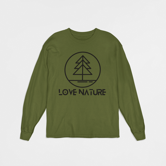 LOVE NATURE LONG SLEEVE TEE - Hike Beast Store