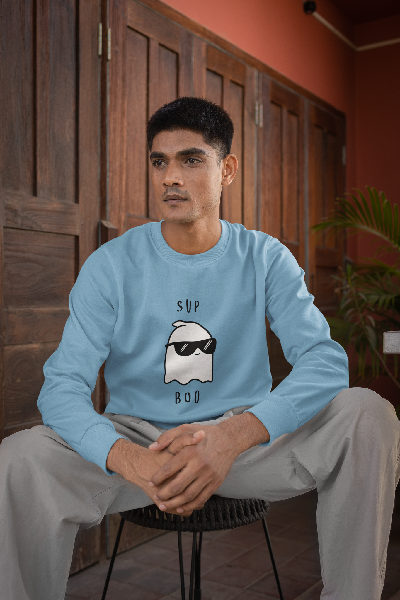 SUP BOO CREWNECK SWEATSHIRT - Hike Beast Store