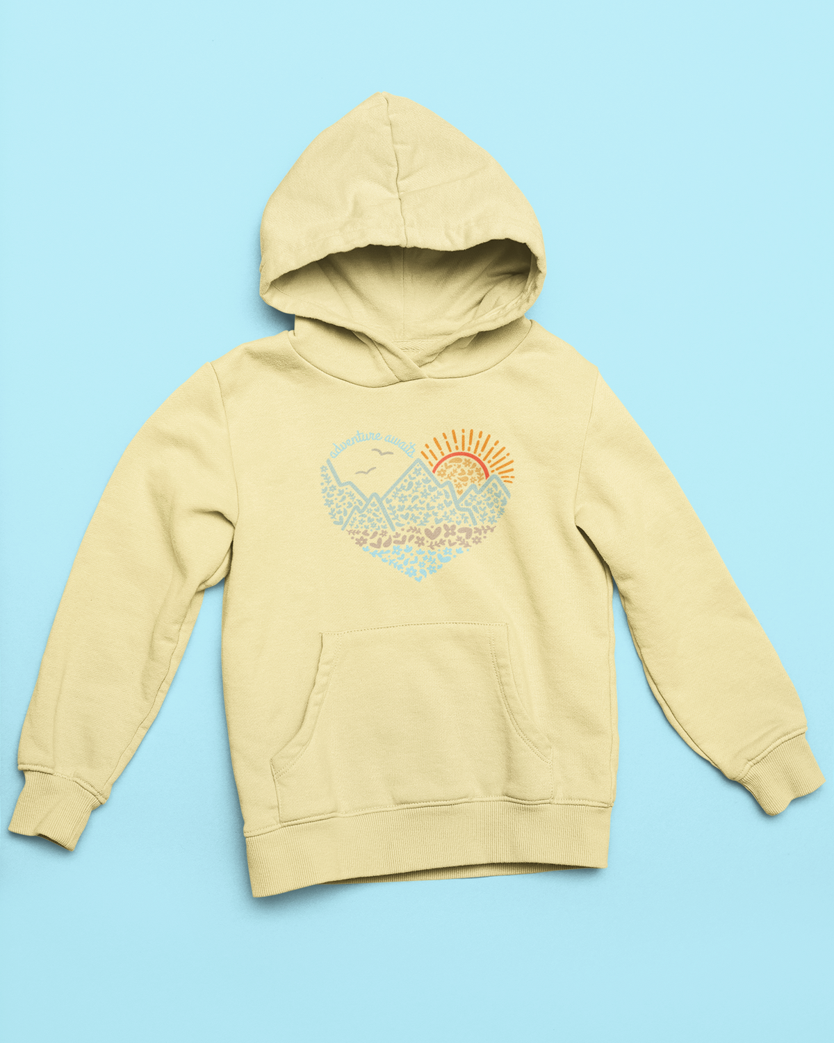 ADVENTURE AWAITS SOFT STYLE HOODIE - Hike Beast Store