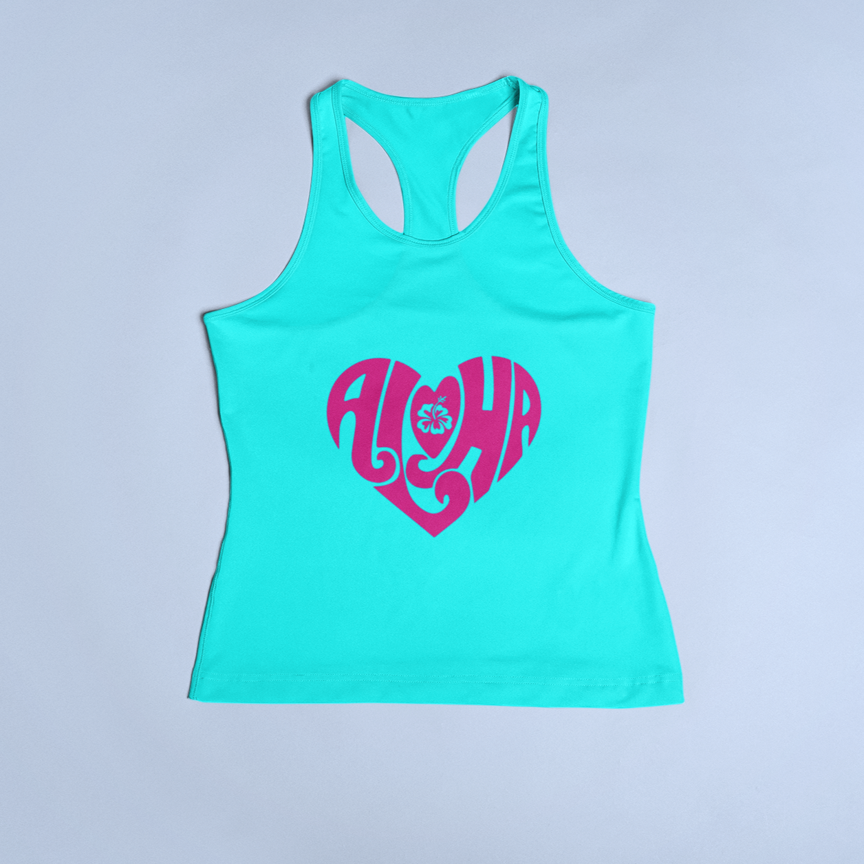 ALOHA LOVE RACERBACK TANK