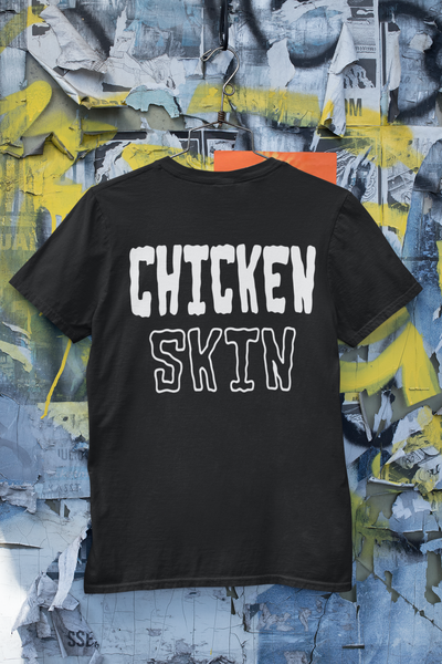 CHICKEN 1/31までCHICKEN SKIN TEE / WHT XL SKIN TEE