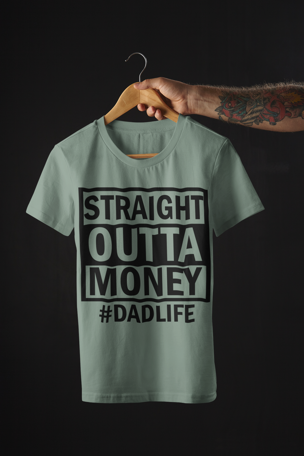 STRAIGHT OUTTA MONEY TEE - Hike Beast Store