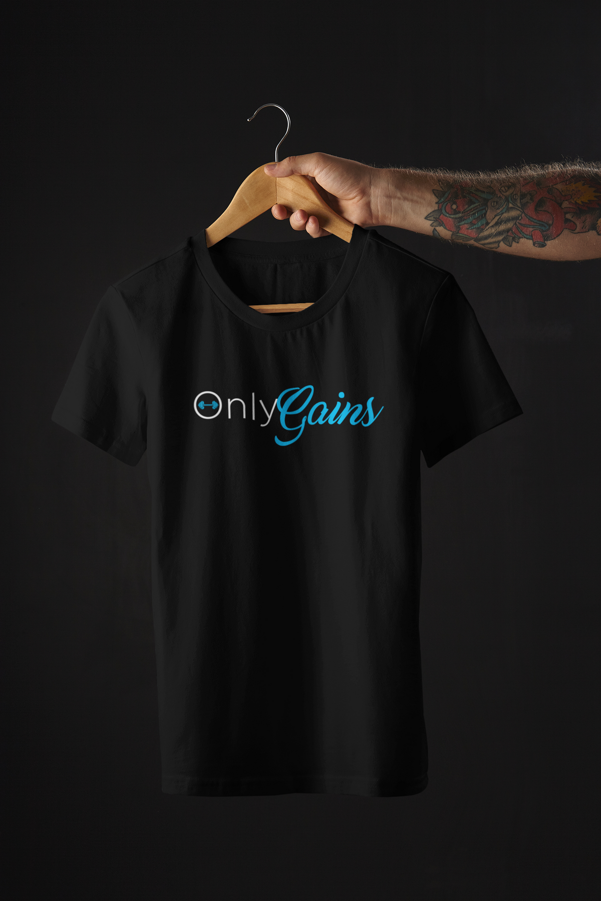 ONLY GAINS TEE - Hike Beast Store