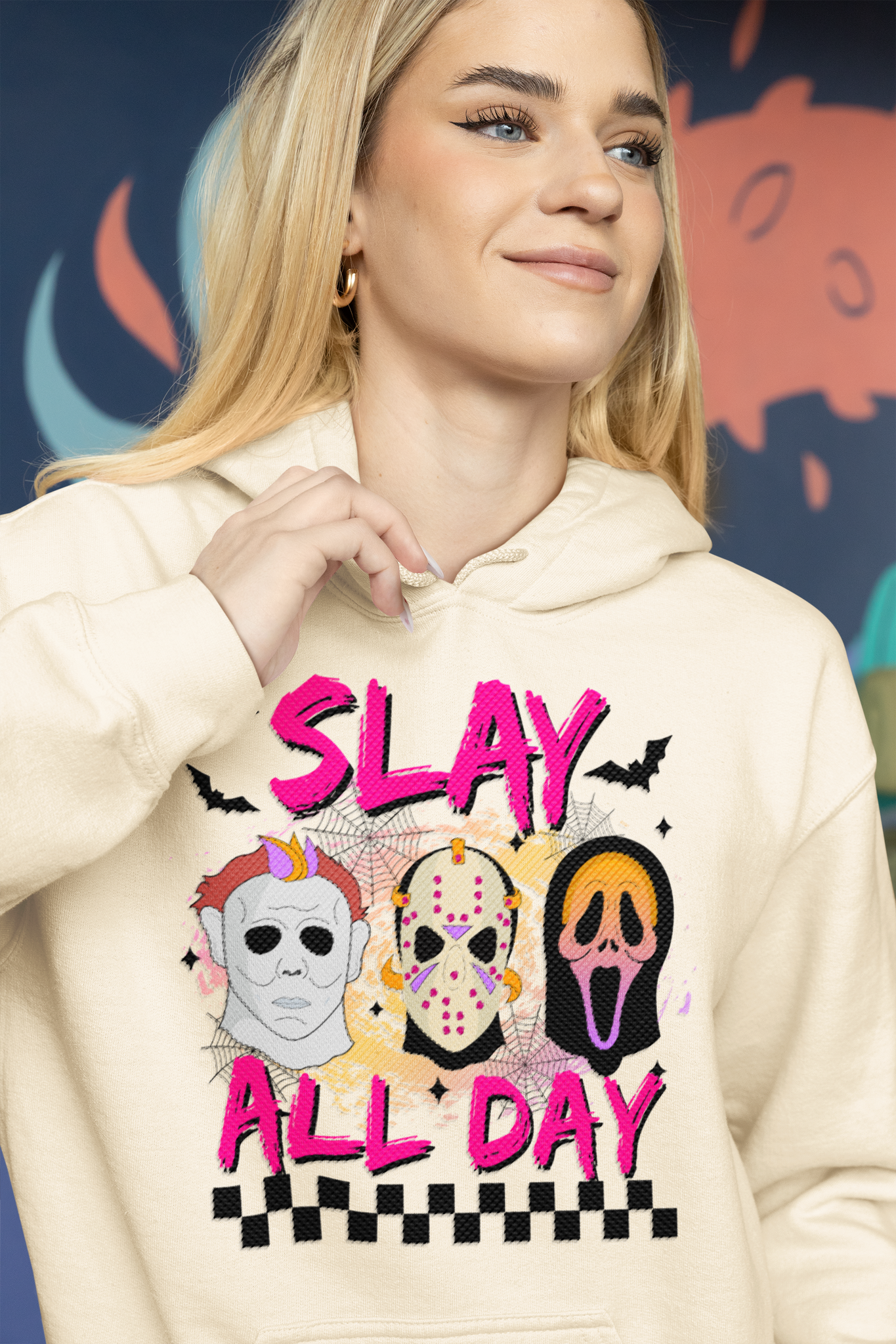 SLAY ALL DAY SOFT STYLE HOODIE - Hike Beast Store