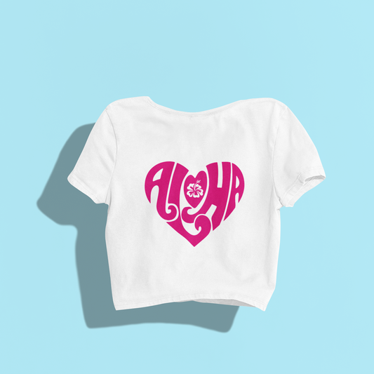 ALOHA LOVE CROP TOP - Hike Beast Store