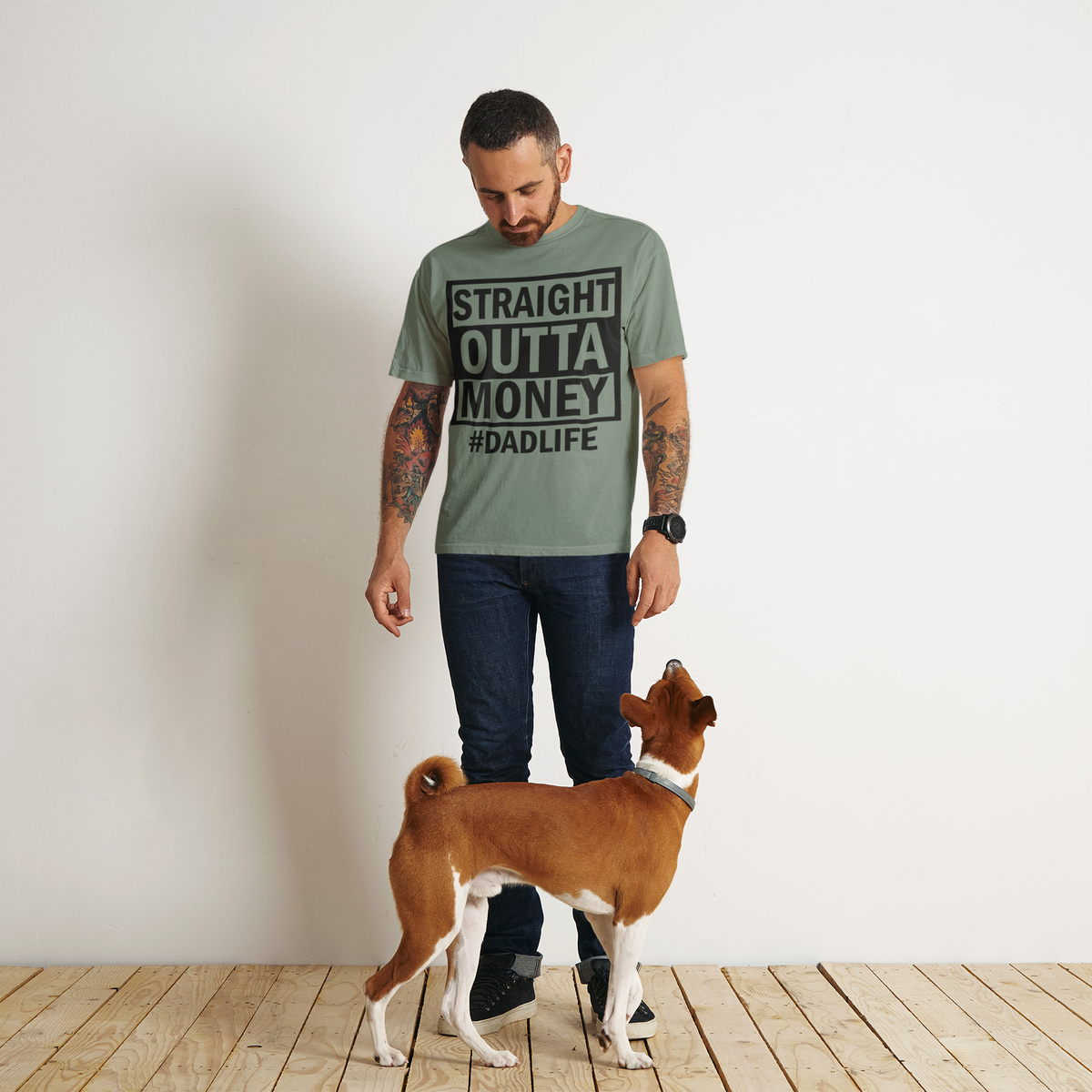 STRAIGHT OUTTA MONEY TEE - Hike Beast Store