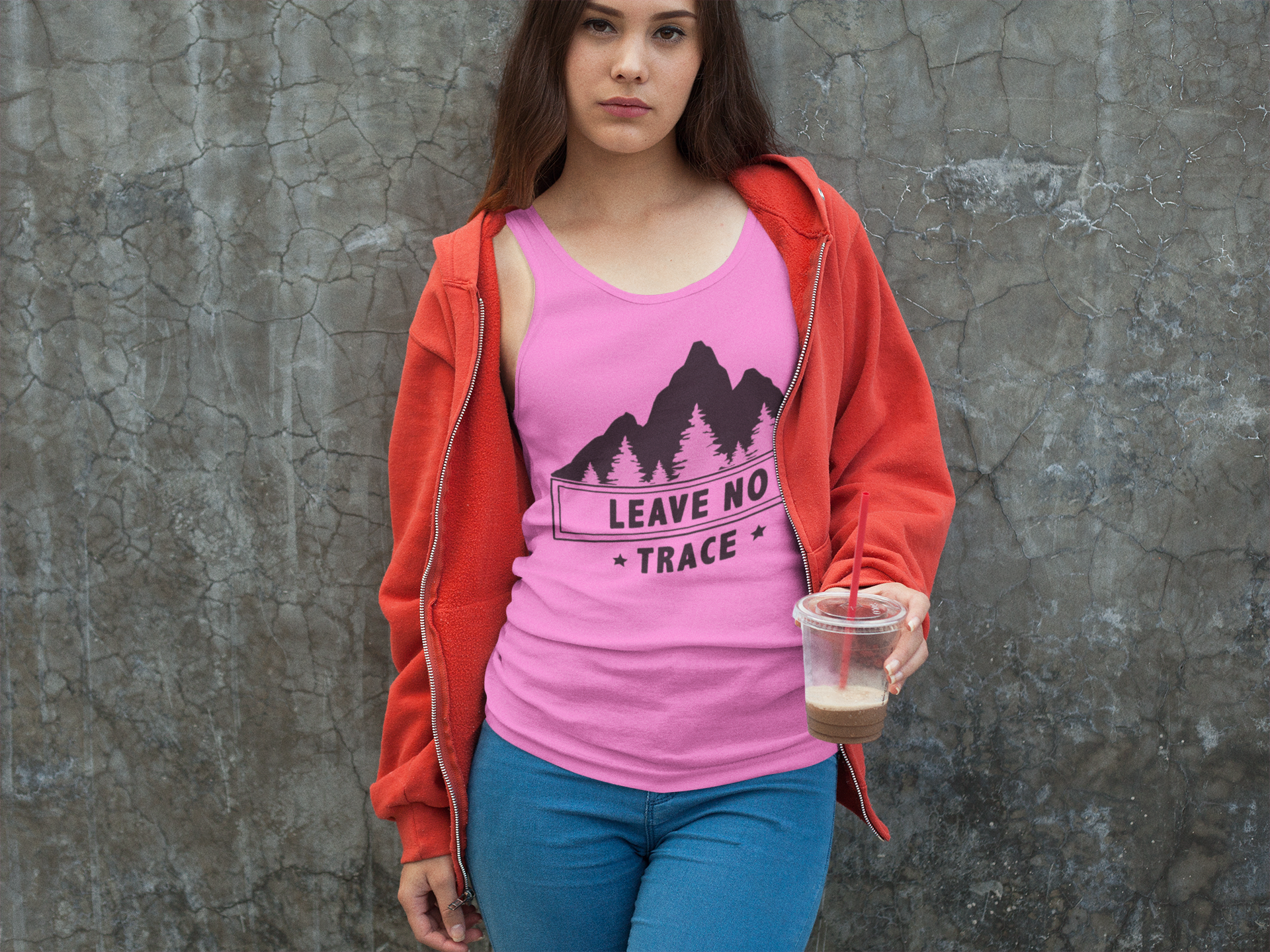 LEAVE NO TRACE RACERBACK TANK - Hike Beast Store