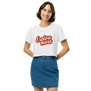 EXPLORE MORE CROP TOP - Hike Beast Store