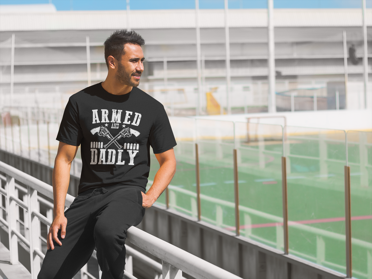 ARMED AND DADLY TEE - Hike Beast Store